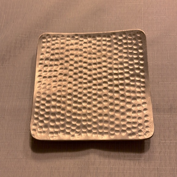 Vintage Stainless Steel Candle Holder & Candles. - Picture 5 of 11